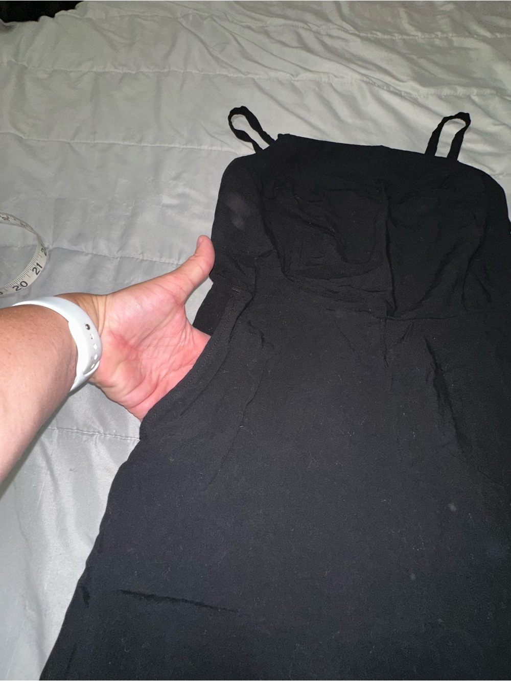 Old Navy Black Jumpsuit Smocked Back Adjustable Strap Capri Summer Sz S Classic - Picture 11 of 14